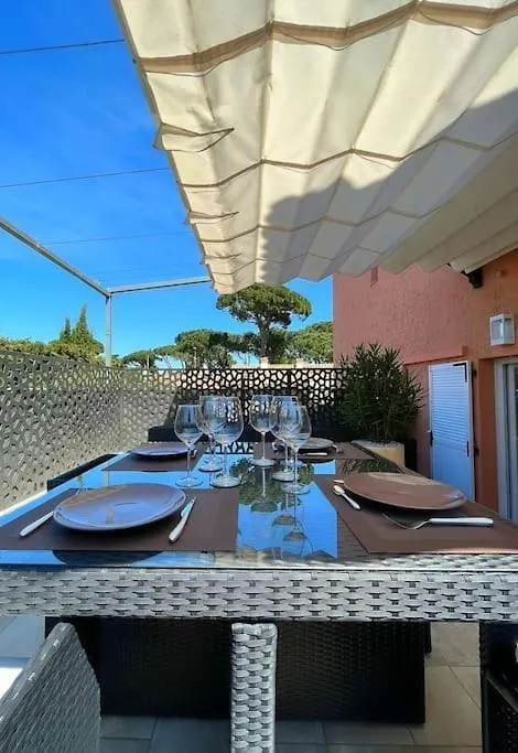 Studio Climatise, Terrasse, Parking Prive, 50M De La Plage 쎙뜨호뻬